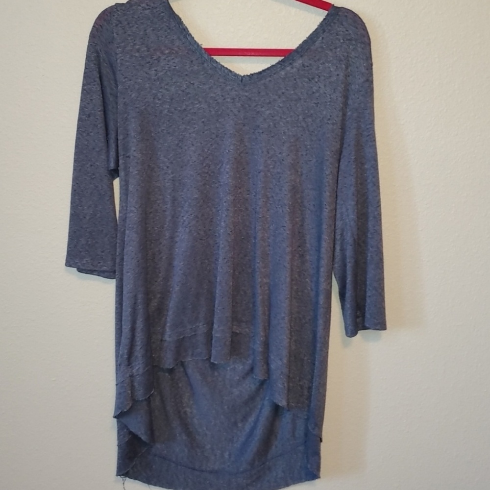 Flowy blue shirt